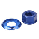 M10 Fixed Gear MTB Road Folding Bike Screw Bolt Aluminum Alloy Drum Hub Nuts
