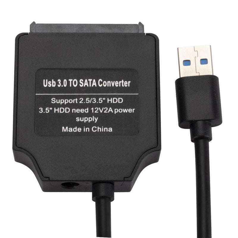 USB 3.0 To SATA 22 Pin 2.5 Inch Hard Disk Drive SSD Adapter Connector Lead Cabl`