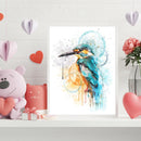 11CT Full Embroidery Bird Cotton Print Cross Stitch Home Living Room Decorati