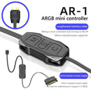 COOLMOON AR-1 5V 3 Pin to SATA ARGB Controller Cable for PC Fan Light Strip