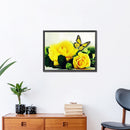 Yellow Pink 5D Diamond Painting DIY Full Drill Round Rhinestone