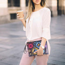 DIY Butterfly Special Shaped Diamond Painting Women Wristlet Wallet Makeup Bags