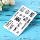 Bar Code Body Art Tattoo Stickers Waterproof Temporary Arm Decals Decor (B)