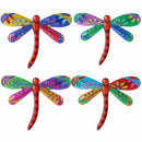 Statue Garden Backyard Metal Dragonfly Art Craft Sculptures Wall Decoration