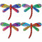 Statue Garden Backyard Metal Dragonfly Art Craft Sculptures Wall Decoration