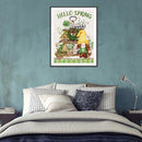 5D Diamond Painting Kit Spring Gnome Full Round Drill Rhinestone DIY Wall Art