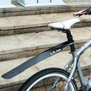 Plastic Bicycle Rear Fenders Wings Cycling Mudguard Kits for Fixed Gear MTB Bike