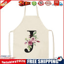 Kitchen Apron Household Cleaning Cooking Letter Baking Pinafore (2 68x55cm)