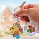 Cartoon Diamond Painting Keychain DIY Luminous Key Ring Pendant (DSK026) Newly