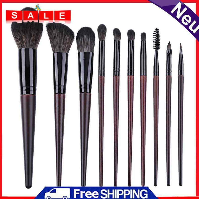 10pcs Pro Makeup Brushes Eye Shadow Eyeliner Brush Blush Beauty Face Care Tool