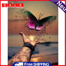 Home Decor DIY Diamond Painting Holding Butterfly Cross Stitch Rhinestone Art