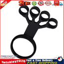 Silicone Hand Gripper Arthritis Wrist Stretcher Finger Exercise (Black) Newly