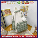 Casual Backpack Nylon School Backpack Zipper Pocket Teenagers Schoolbag Shopping