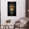 Handmade Cross Lion 5D DIY Full Round Drill Drawing Kit Diamond Painting Artwork