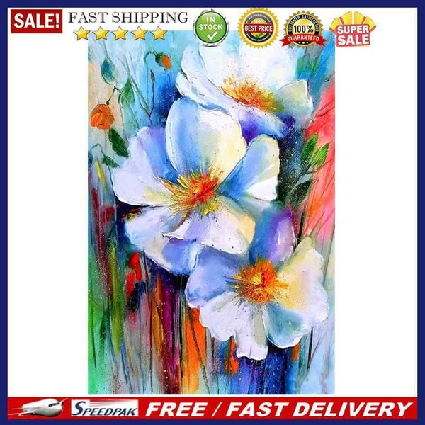 Full Embroidery Printed 3 Strands 11CT Flowers Kit Stamped DIY Art Cross Stitch