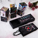 Creative DIY Up Cubes Card Explosion Burst Bouncing For Birthday Black L6C0 R6T7