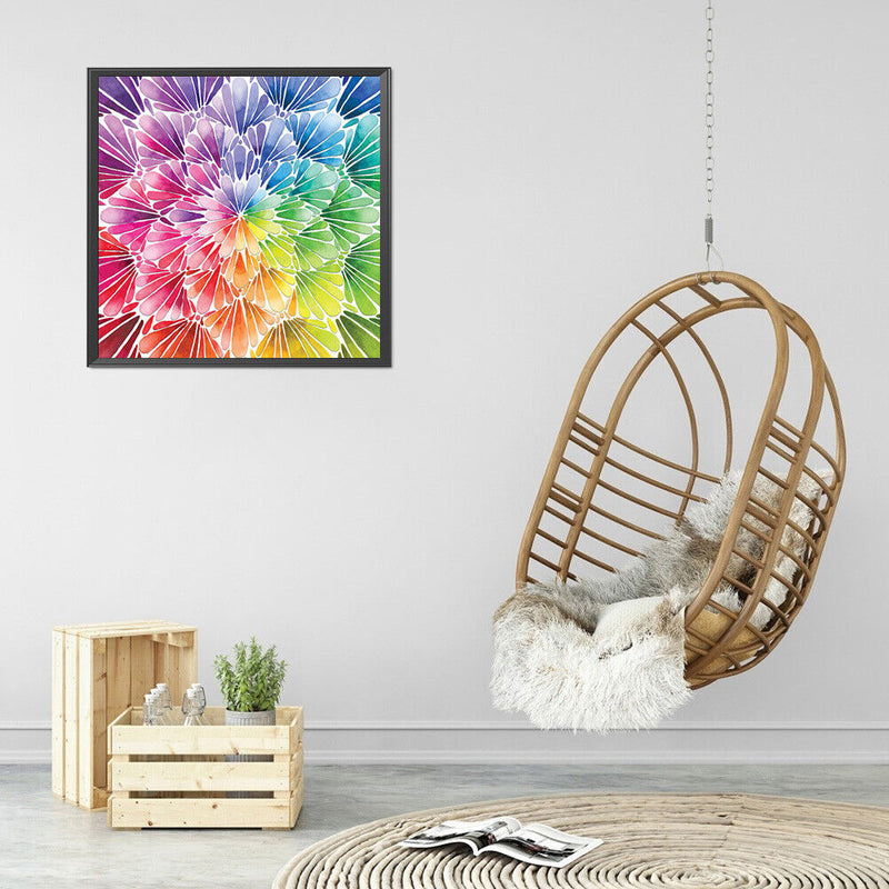 DIY Diamond Painting Kits Blooming Flowers Full Round Drill Home Decoration Gift
