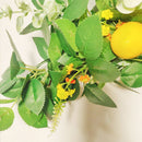 Lemon Fruit Vine Faux Eucalyptus Rose Leaf Eucalyptus Leaves Plants Faux