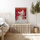 11CT Full Cross Stitch Bathing Cat Stamped DIY Cotton Thread Animal Needlework
