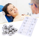12pcs Dental Instrument Metal Prefabricated Crown Dental Tools for Crown Filling