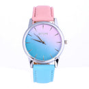 Women Casual Candy Color Leather Belt 2-Color Strap Student Watch (1 Newly