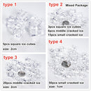 Stone Plastic Ice Particles Acrylic Simulation Ice Cube Transparent Square