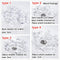 Stone Plastic Ice Particles Acrylic Simulation Ice Cube Transparent Square
