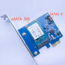 6GBPS ASM1061 PCI Express X1 to MSATA SSD SATA 3.0 Combo Expansion Card Chipset