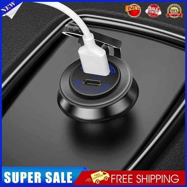 12V 24V QC4.0 PD Type-A Car Charger Dual Ports Power Adapter for Marine Boat Bus