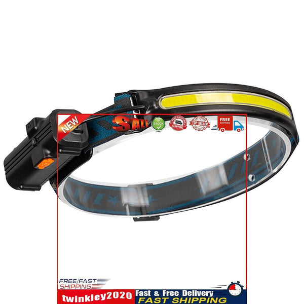 Headlamp Motion Sensor 270 Degrees Floodlight Torch for Miner Repairing Newly