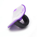 5pcs Bike Brake Cable Guide Clips Aluminium Alloy C Buckles Clamp (Purple)