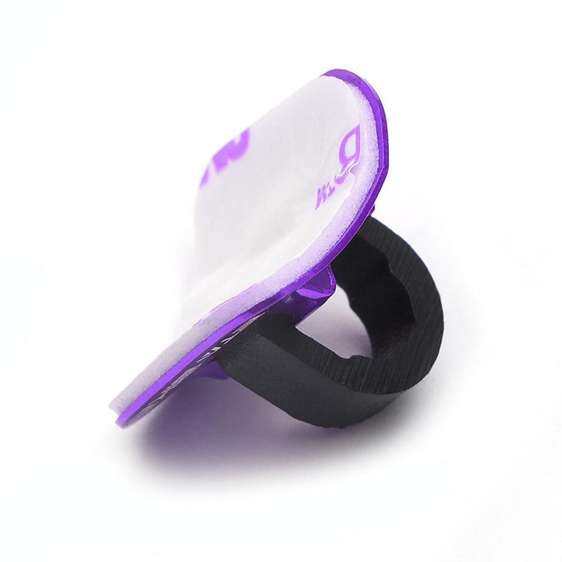 5pcs Bike Brake Cable Guide Clips Aluminium Alloy C Buckles Clamp (Purple)