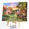 Painting By Numbers DIY Village Scenery Hand Painted Canvas Oil Art Picture Kit