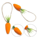 Home Decor Easter Carrot Flocking Carrot Easter Decoration Hanging Ornaments