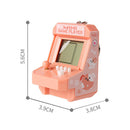 Handheld Arcade Console with Keychain Mini Video Gaming Player Puzzle Kids Toys