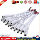 10pcs 5.5x2.1 DC Male/Female Plug Cable Connector for LED Strip Light(A) Newly