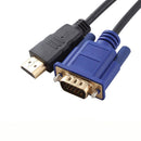 Definition Support 1080P Video Cable HDMI To VGA Converter For HDTV PC Laptop