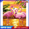Frameless Oil Paint By Numbers Flamingo DIY Canvas Picture Craft for Home