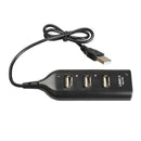 4 Port USB 2.0 High Speed Mini Hub Female Pattern for Laptop PC