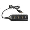 4 Port USB 2.0 High Speed Mini Hub Female Pattern for Laptop PC