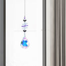 Crystal Bauhinia Gourd Pendant Drop Home Garden Car Decor (B)