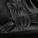 Electric Heating Glove PU Leather Winter Heated Gloves Windproof for Cycling Ski