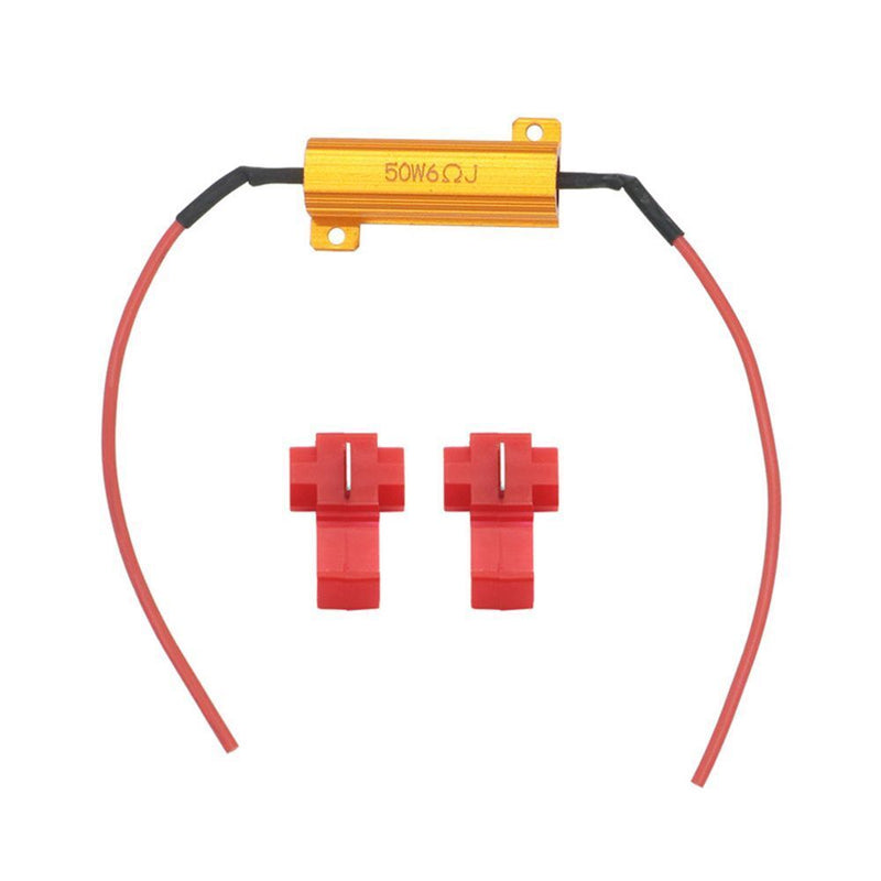 Wiring Resistance Turn Signal 50W 6 ohm Headlight Load Resistor Load Resistor