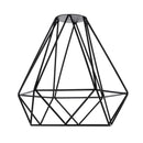 Metal Pendant Lamp Shade Ceiling Plate Light Holder Hanging Lamp Cage Geometric