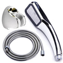 Bathroom ABS Water Saving Shower Head Set Shower Hose Handheld Shower Holder