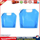2pcs 5L/10L Portable Outdoor Foldable Water Bag Camping BBQ Carrier (Blue) Newly