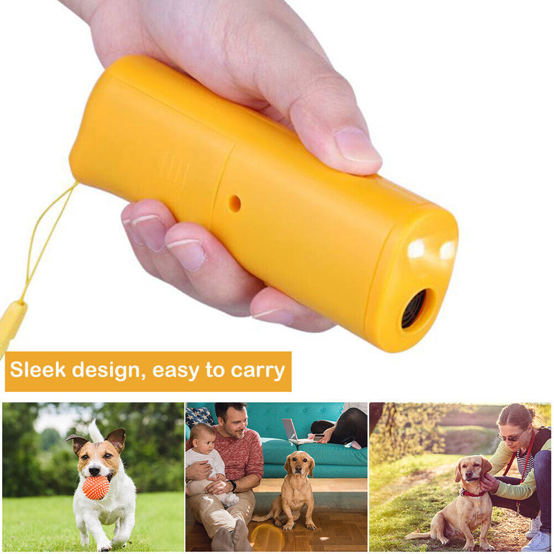 LED Pet Anti Barking Ultrasonic Electronic Dog Repeller Chaser Deterrent Device