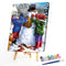 DIY Hand Painted Paint By Numbers Oil Canvas Pictures Making Snowman Kit Artw