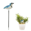 Soil Water Tester Bird Shape Flower Pot Moisture Sensor Farm Meter (Blue)