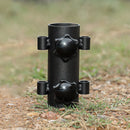 Adjustable Tent Awning Rod Fixer Outdoor Camping Canopy Pole Holder Fixed Tube